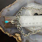 Carolyn Pollack Sterling Sleeping Beauty Turquoise Enhancer Pendant on Necklace