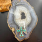 Sterling Silver Southwestern Style Kingman Turquoise Thunderbird Pendant Necklace For Women