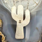 Sterling Silver Southwestern Style Kingman Turquoise Cactus Pendant Necklace For Women