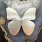Sterling Silver Southwestern Style Kingman Turquoise Butterfly Pendant 22.5" Necklace For Women