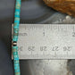 Sterling Silver Turquoise & Navajo Pearl Beads With Squash Blossom Necklace For Women