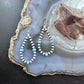 Native American Sterling 3-5mm Navajo Pearl & 3 Turquoise Earrings For Women