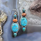 Sterling Southwestern Style Multistone Cluster Dangle Earrings For Women #6