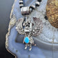 Alonzo Mariano Sterling Silver Turquoise Decorated Kachina Unisex Pendant