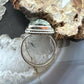 Sterling Silver Southwestern Style Seraphinite Bar Ring Size 8.5 For Women