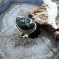 Sterling Silver Southwestern Style Teardrop Seraphinite Ring Size 9 For Women