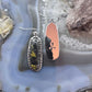 Native American Sterling Silver Blackjack Dangle Earrings For Women