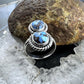Sterling Silver Southwestern Style Oval Golden Hill Turquoise Ring Size 9.5 For Women