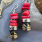 Tommy & Rosita Singer Sterling Silver Red Jasper Bead Dangle Earrings For Women