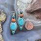 Sterling Southwestern Style Multistone Cluster Dangle Earrings For Women #6