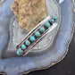 Sterling Silver Southwestern Style Turquoise Single Row Bracelet For Women