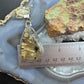 Sterling Silver Southwestern Style Large Teardrop Tiger Dendrite Agate Unisex Pendant