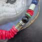 Tommy & Rosita Singer Sterling Silver Coral & Multistone Beads 20" Necklace For Women