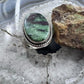 Sterling Silver Southwestern Style Large Oval Ruby Zoisite Ring Size 8.25 For Women