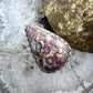 Sterling Silver Southwestern Style Teardrop Leopard Skin Jasper Ring Size 8.5 For Women