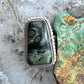 Sterling Silver Southwestern Style Kambaba Jasper Bar Ring Size 9.5 For Women