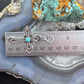 Sterling Silver Southwestern Style Turquoise Cross Dangle Earrings For Women