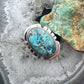 Sterling Silver Southwestern Style Oval Shattuckite Ring Size 7.75 For Women