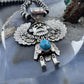 Alonzo Mariano Sterling Silver Turquoise Decorated Kachina Unisex Pendant #1