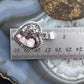 Native American Sterling Silver Wild Horse Decorated Heart Pendant For Women