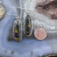 Native American Sterling Silver Blackjack Dangle Earrings For Women