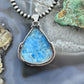 Sterling Silver Southwestern Style Apatite Decorated Pendant For Women