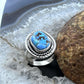 Sterling Silver Southwestern Style Golden Hill Turquoise Ring Size 6 For Women