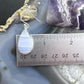 Sterling Silver Southwestern Style Teardrop Blue Lace Agate Dangle Earrings For Women