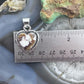 Native American Sterling Silver Wild Horse Decorated Heart Pendant For Women