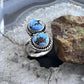 Sterling Silver Southwestern Style 2 Golden Hill Turquoise Ring Size 9 For Women