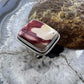 Sterling Silver Southwestern Style Mookaite Jasper Decorated Bar Ring Size 7.75 For Women