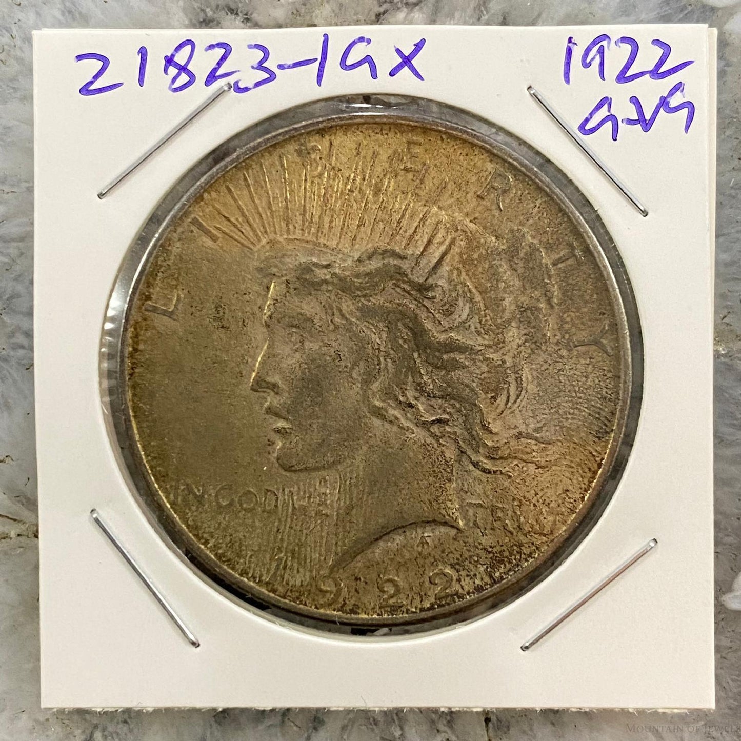 1922 $1 US Peace Silver Dollar G-VG Collectible Coin #21823-1GX - Mountain of Jewels