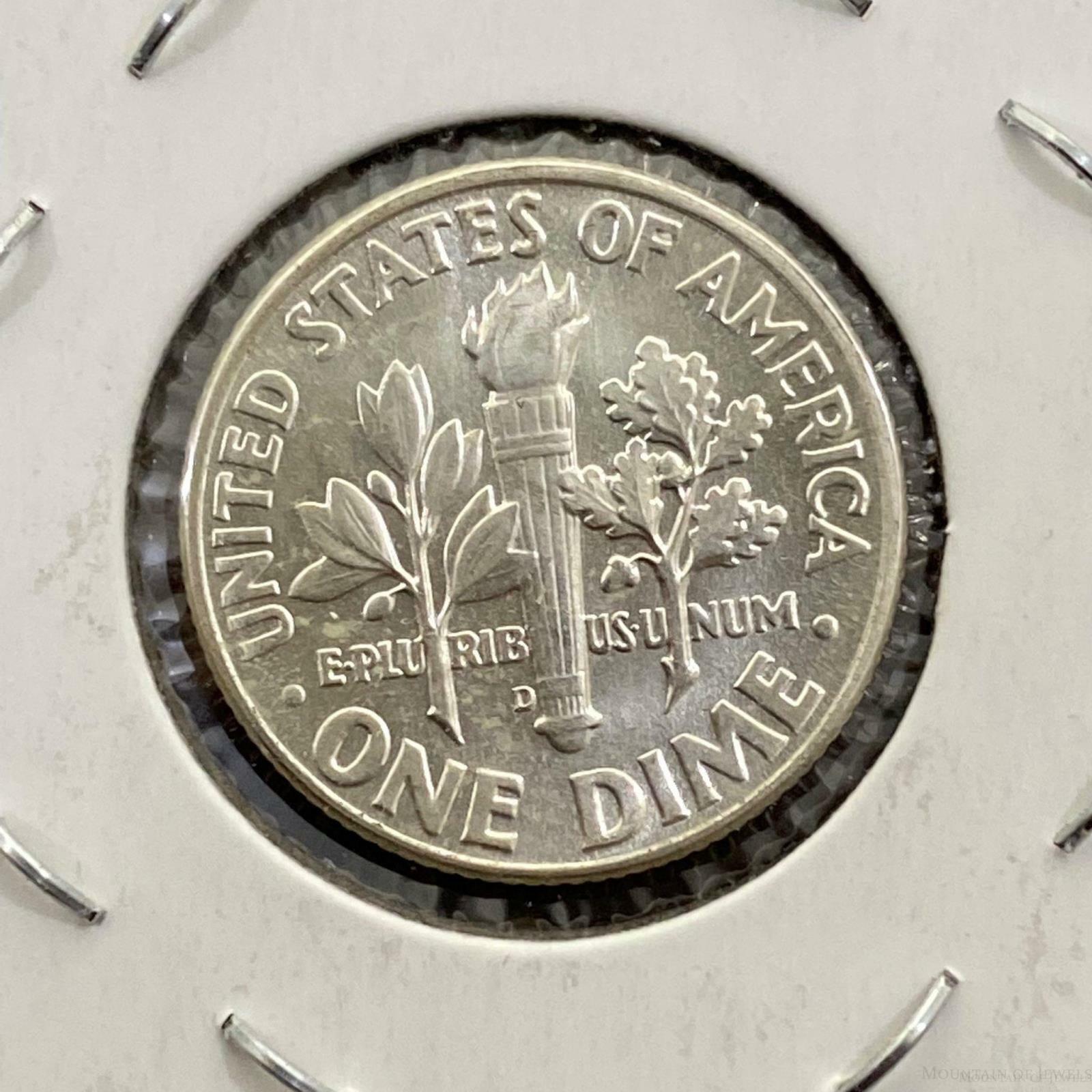 1964-D US Roosevelt Dime .900 Silver BU Collectible Coin #122321-5 - Mountain of Jewels