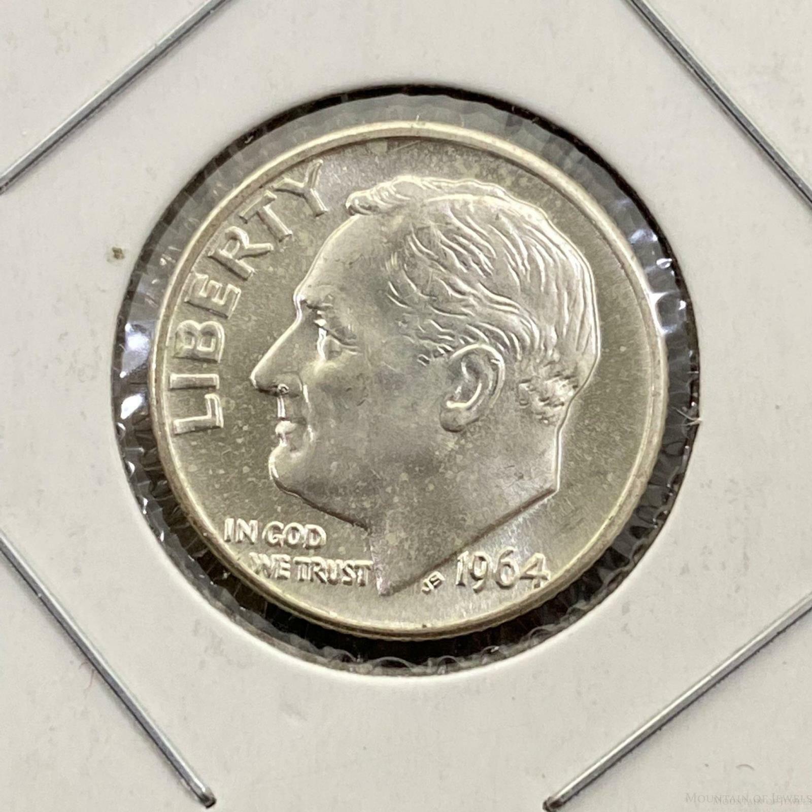 Us mint orders roosevelt dime bu uncirculated collectible silver