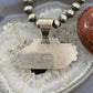Romancito Native American Sterling Silver Charoite Decorated Pendant For Women