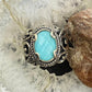 Carolyn Pollack Sterling Silver Oval Amazonite & Quartz Decorated Doublet Ring For Women