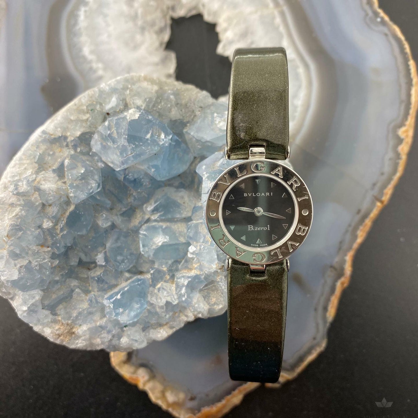 BVLGARI Ladies B.Zero1 Watches BZ23S Stainless Steel/Leather Strap