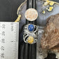 Carolyn Pollack Sterling Silver Picture Jasper & Denim Lapis Ring Size 6.25 For Women