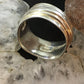 Carolyn Pollack Southwestern Style Sterling Silver Layered Ring For Women Size 7