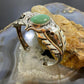 Carolyn Pollack Vintage Southwestern Style Sterling Silver Oval Green Turquoise Bracelet For Women