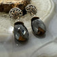 Carolyn Pollack Sterling Silver Faceted Onyx Teardrop Dangle Post Earrings For Women