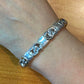 Carolyn Pollack Sterling Silver 8" Swirls and Bars Stretch Bracelet For Women