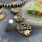 Alex Sanchez Native American Sterling Silver Petroglyph Triple Heart Pendant For Women #5