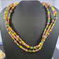 Carolyn Pollack Sterling Silver 3-Strand Multi Gemstone Bead Necklace For Women