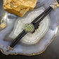 Carolyn Pollack Sterling Silver & Brass Braided Leather Mosaic Inlay Bracelet For Women