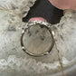 Carolyn Pollack Sterling Silver Oval Rhodochrosite Decorated Floral Ring For Women