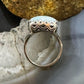 Carolyn Pollack Sterling Silver Rectangle Larimar Decorated Ring Size 8 For Women