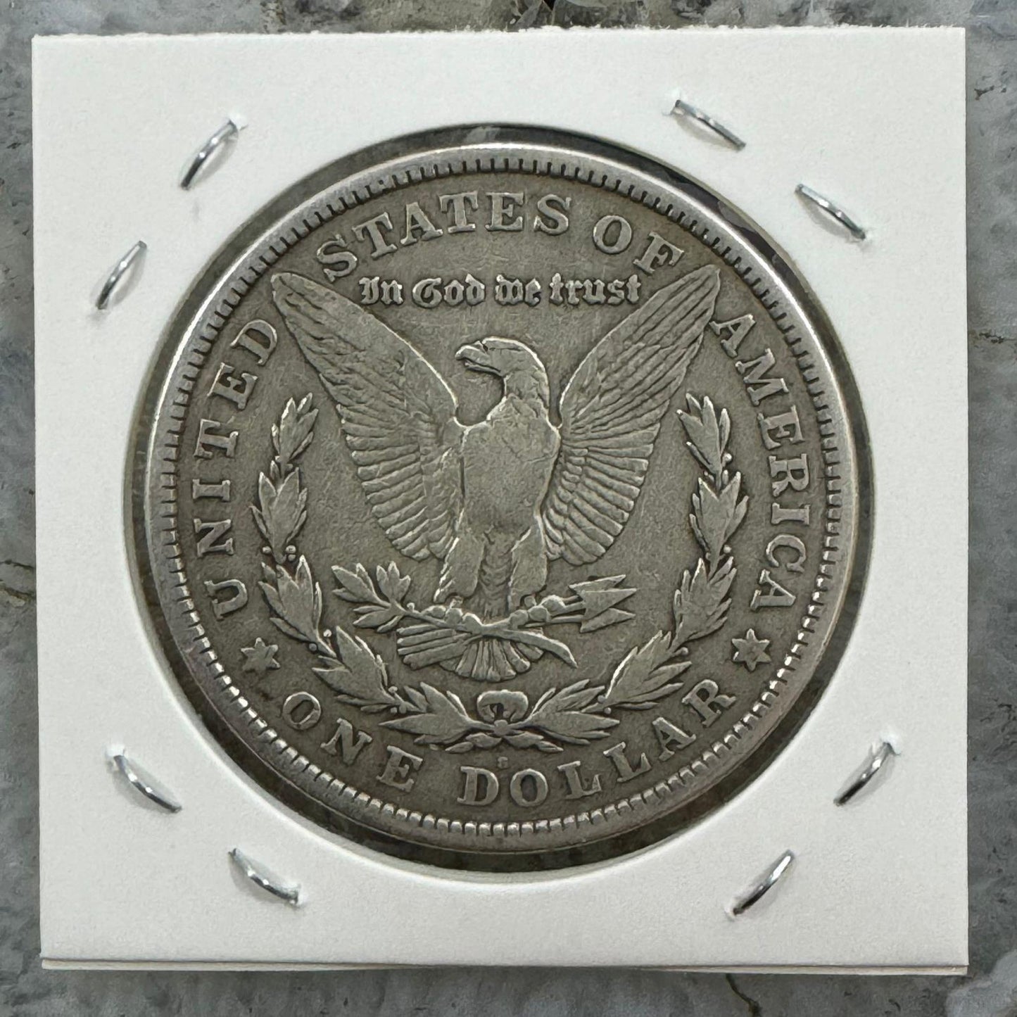 1821-S US Morgan Silver Dollar VG-F #22324-3