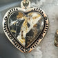 Native American Sterling Silver Wild Horse Heart Pendant For Women #2