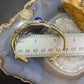 Carolyn Pollack Sterling Silver & Brass Oval Lapis Decorated Bracelet For Women